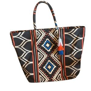 Boho , Gypsy, African, Tote Bag  20” wide 15 “ tall